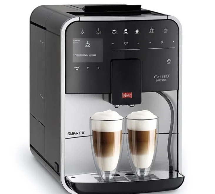 Expresso Broyeur Melitta Barista T Smart Connectée Argent (sans réservoir lait) F831-101