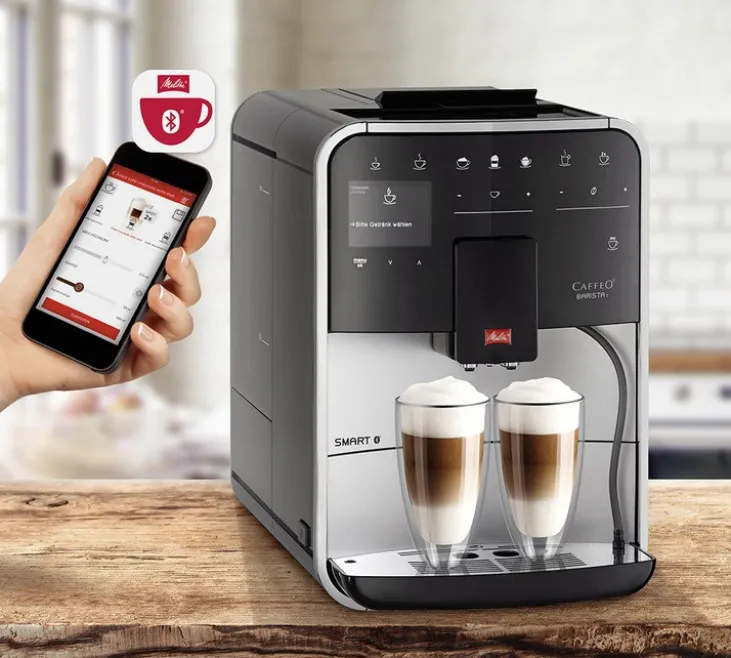 Expresso Broyeur Melitta Barista T Smart Connectée Argent (sans réservoir lait) F831-101