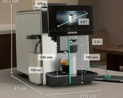 Expresso Broyeur SIEMENS EQ.900 TQ923E83 Inox