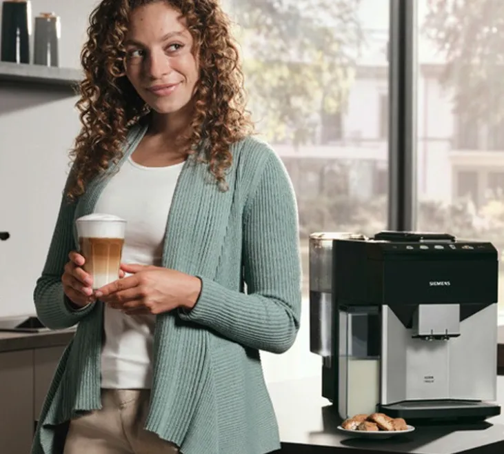 Expresso Broyeur SIEMENS EQ.500 TQ513R01 Intégral