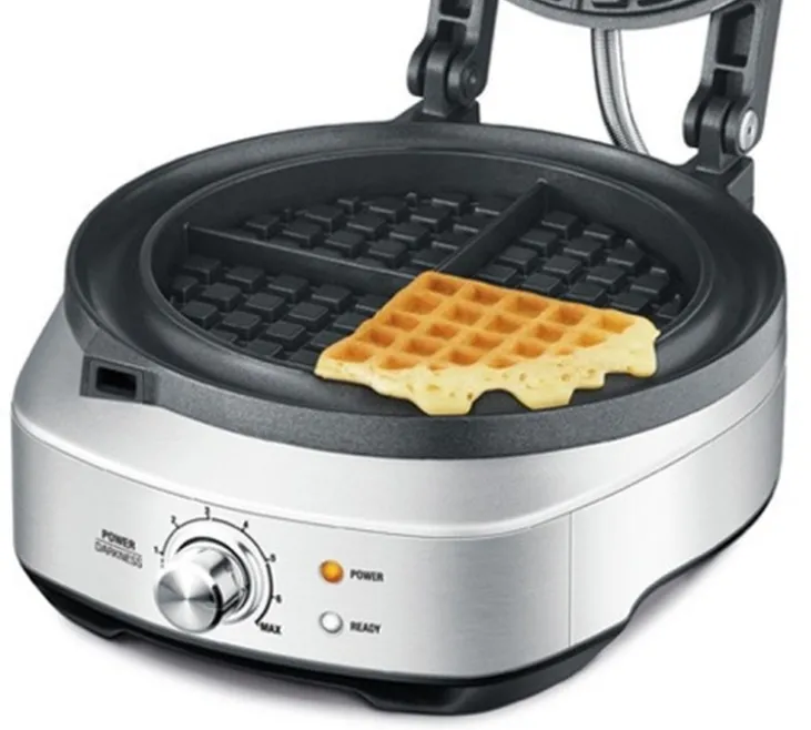 Gaufrier - The No-Mess Waffle, Acier Inoxydable - Sage