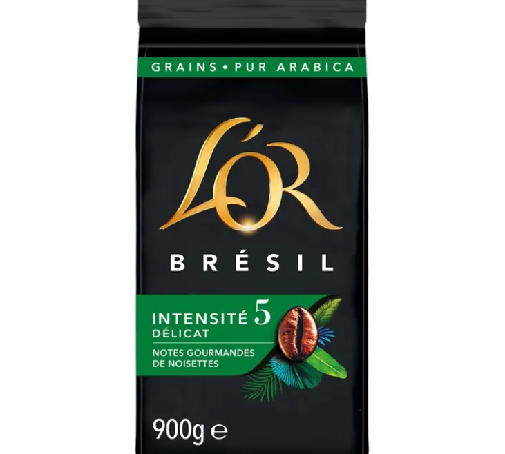 900 g - Café en grain - Brésil - L'OR