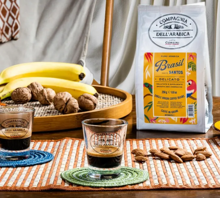 250 g - Café en grain - Brésil Santos - CORSINI