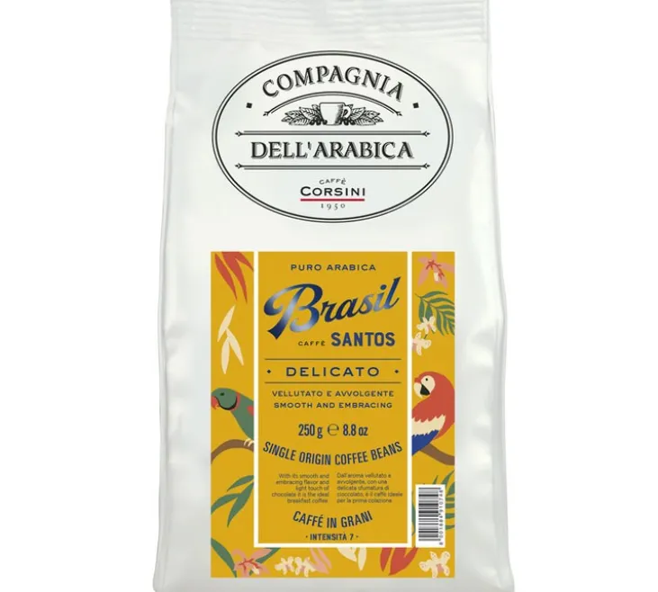 250 g - Café en grain - Brésil Santos - CORSINI