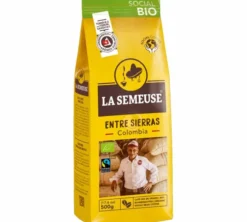 500 g - Café en grain - Entre Sierras Colombie Bio - Fairtrade - LA SEMEUSE