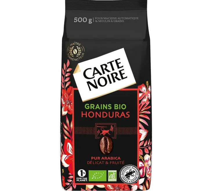500 g - Café en grain - Honduras Bio - CARTE NOIRE
