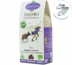 200 g - Café en grain - Inès Bio - TERRAMOKA