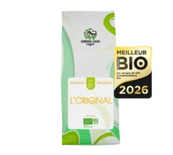 250 g - Café en grain - L'Original - Médaillé Meilleur Produit Bio - GREEN LION COFFEE