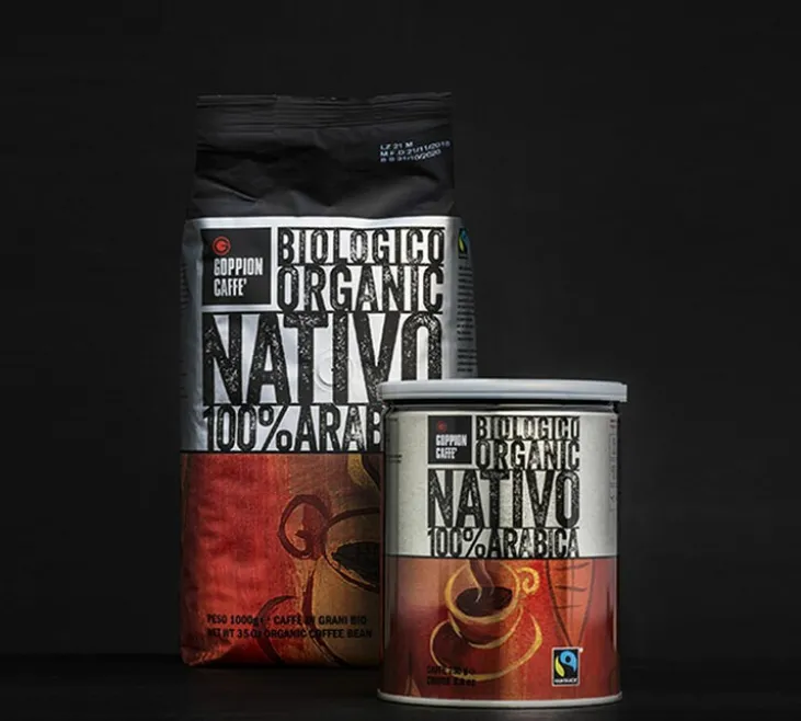 250 g - Café en grain - Nativo 100% Arabica Bio - Fairtrade - GOPPION CAFFÈ