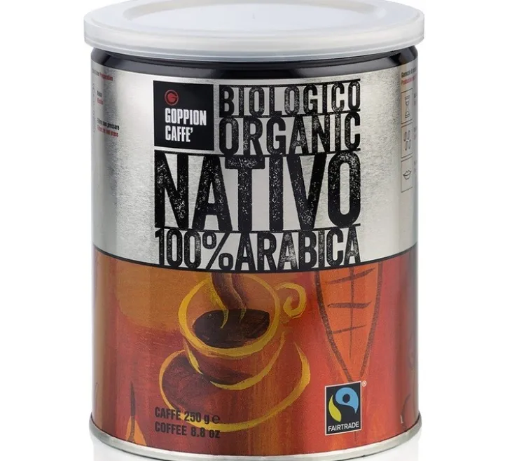 250 g - Café en grain - Nativo 100% Arabica Bio - Fairtrade - GOPPION CAFFÈ