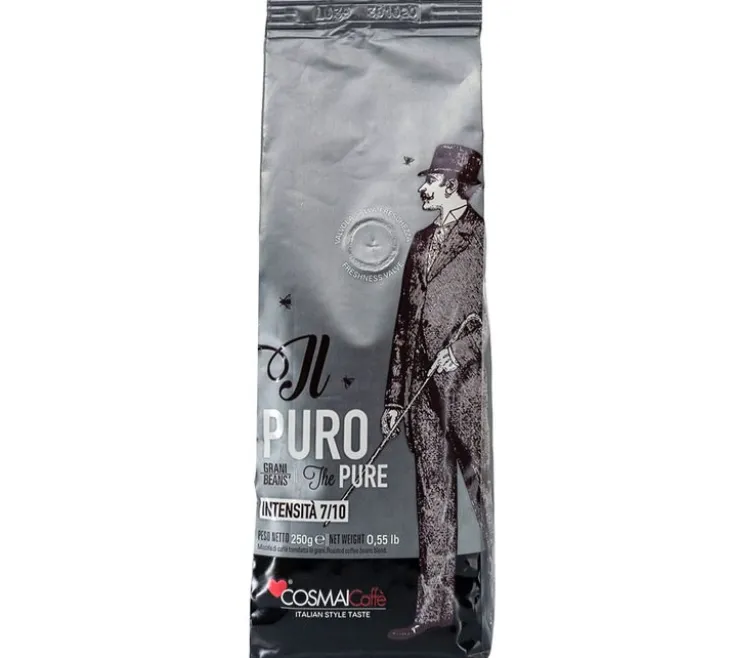 250 g - Café en grain - The Pure - COSMAI CAFFÈ