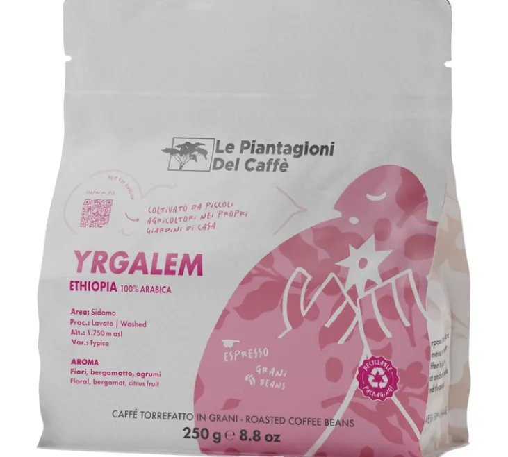 250 g - Café en grain - Yrgalem Ethiopie - LE PIANTAGIONI DEL CAFFÈ
