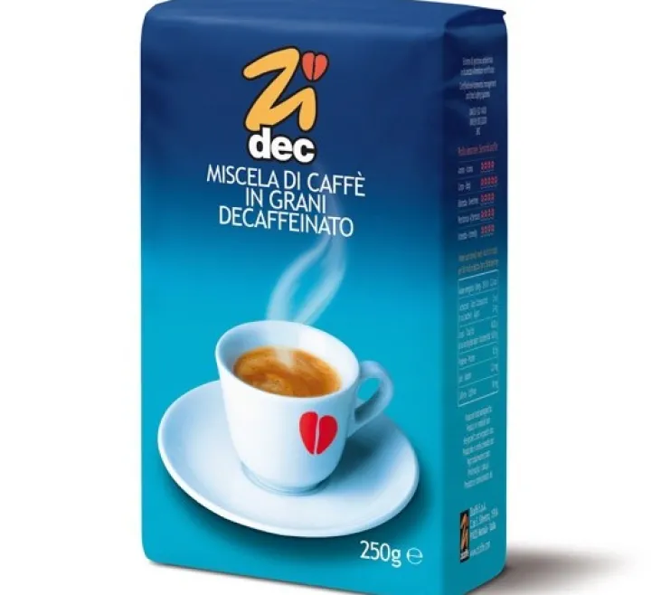 250 g - Café en grain - Zidec Décaféiné - ZICAFFÈ