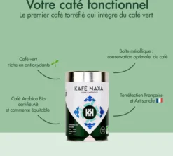 250 g - Café moulu - Détox Pérou Bio Boîte métal - KAFE NAKA