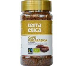 100 g - Café soluble - Pur arabica Bio - Fairtrade/Max Havelaar - TERRA ETICA