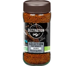 100 g - Café soluble - Équitable Arôme intégral Bio - Fairtrade/Max Havelaar - DESTINATION