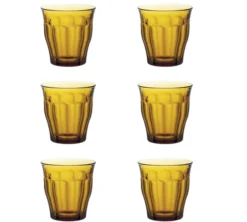 6 gobelets "Picardie" couleur vermeil 25 cl - Duralex