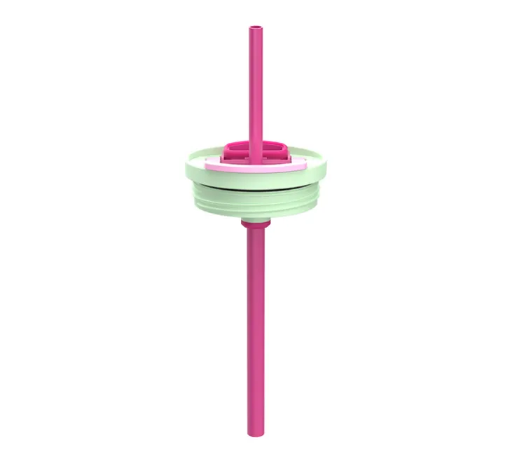 Gourde isotherme avec paille Rio Bubblegum Mint - 95 cl - KAMBUKKA