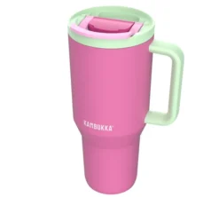 Gourde isotherme avec paille Rio Bubblegum Mint - 95 cl - KAMBUKKA