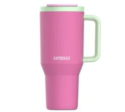 Gourde isotherme avec paille Rio Bubblegum Mint - 95 cl - KAMBUKKA