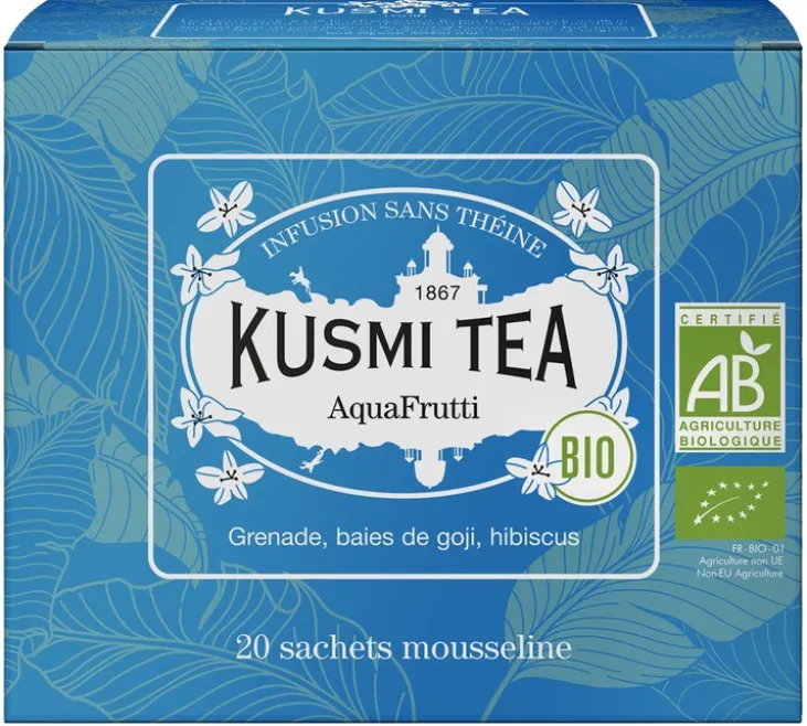 Infusion AquaFrutti Bio - 20 sachets - KUSMI TEA