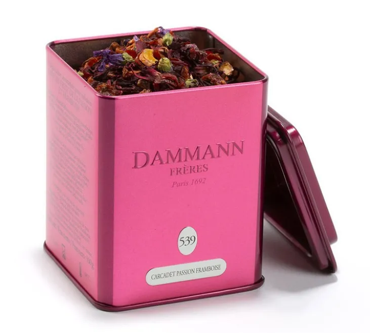 Infusion Carcadet Passion Framboise - Vrac 100 g - DAMMANN FRÈRES