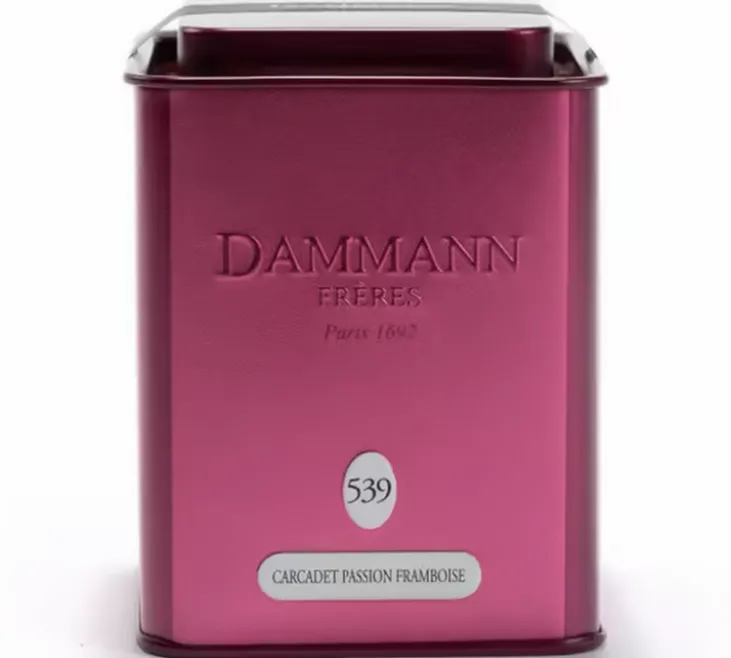 Infusion Carcadet Passion Framboise - Vrac 100 g - DAMMANN FRÈRES