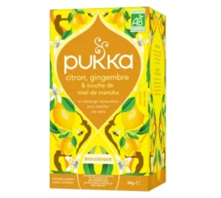 Infusion Citron, Gingembre et Miel de Manuka Bio - 20 sachets - PUKKA