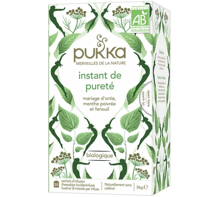Infusion Instant de pureté Bio - 20 sachets - PUKKA