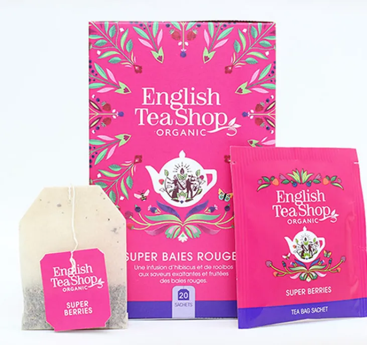 Infusion Super Baies Rouges bio - 20 sachets - ENGLISH TEA SHOP