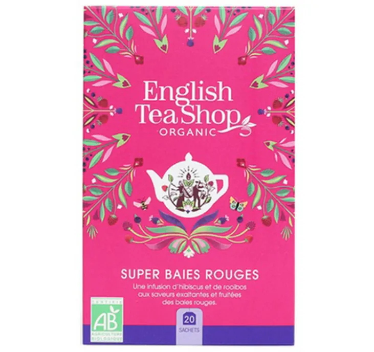 Infusion Super Baies Rouges bio - 20 sachets - ENGLISH TEA SHOP