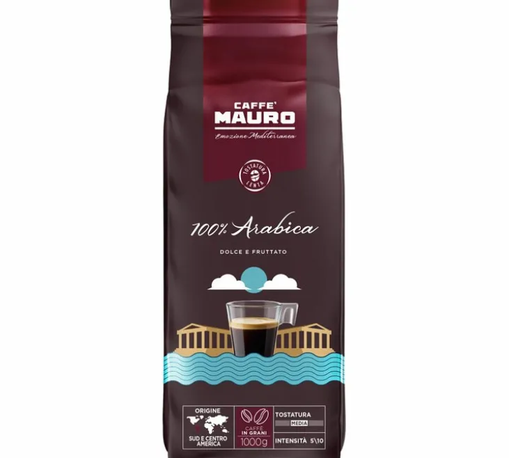 1 kg - Café en grain - 100% Arabica - CAFFÈ MAURO