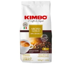 1 kg - Café en grain - Aroma Gold 100% Arabica - KIMBO
