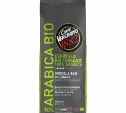 1 kg - Café en grain - Bio 100% Arabica - CAFFÈ VERGNANO