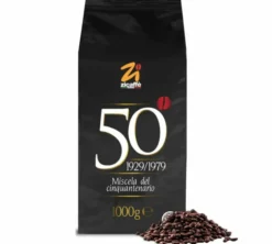 1 kg - Café en grain - Cinquantenario - ZICAFFÈ (Anti-gaspi DLUO 28/10/2026)