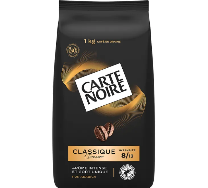 1 kg - Café en grain - Classique Pur Arabica - CARTE NOIRE