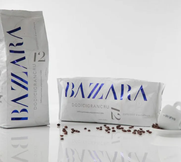 1 kg - Café en grain - Dodicigrancru 100% Arabica - BAZZARA