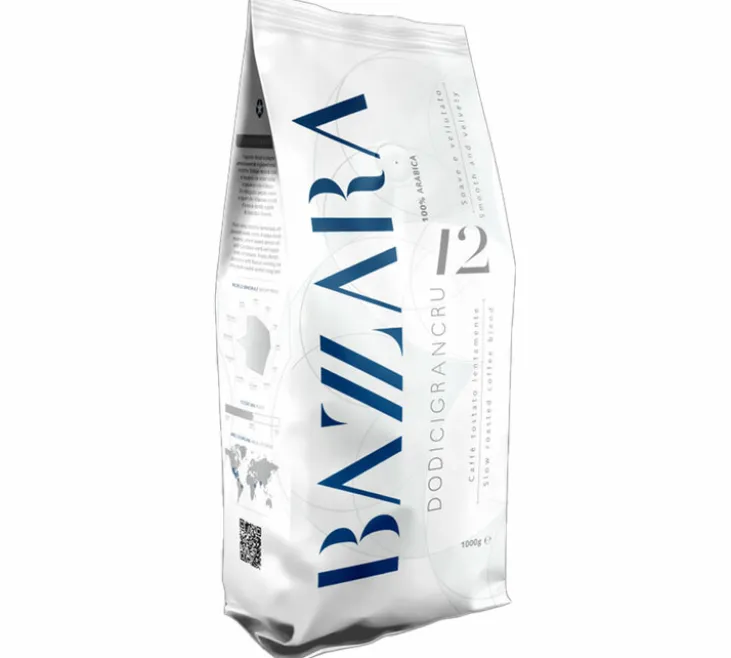 1 kg - Café en grain - Dodicigrancru 100% Arabica - BAZZARA