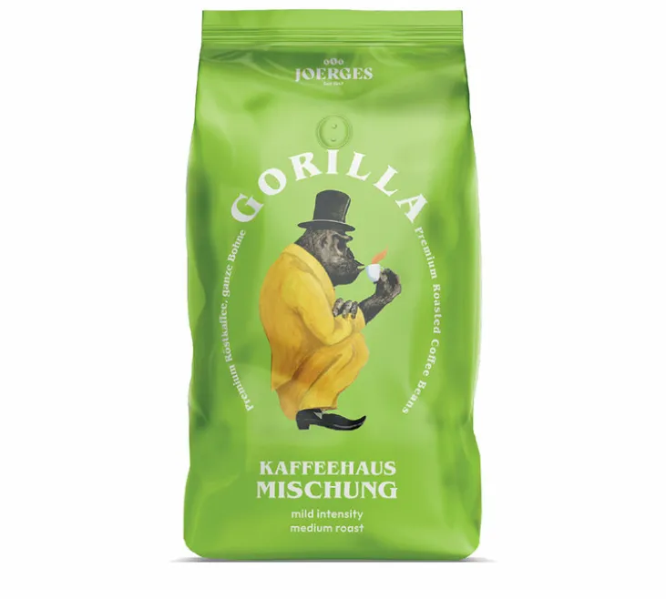 1 kg - Café en grain - Kaffehausmischung - GORILLA COFFEE