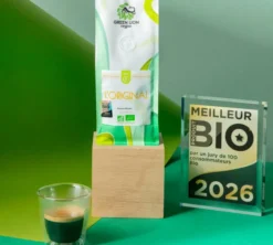 1 kg - Café en grain - L'Original - Médaillé Meilleur Produit Bio - GREEN LION COFFEE