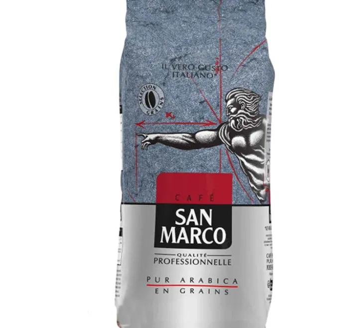 1 kg - Café en grain - Pur Arabica - SAN MARCO