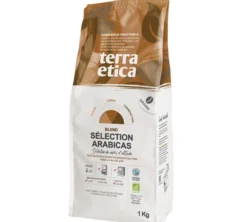 1 kg - Café en grain - Sélection Arabicas Bio - TERRA ETICA