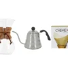 Kit Chemex n°2 : Chemex 6 tasses + verseuse D-Kanta + 100 filtres