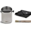Kit Lelit pour barista avec Knock box, chiffon et brosse