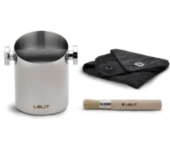 Kit Lelit pour barista avec Knock box, chiffon et brosse