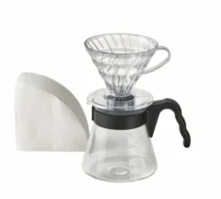 Kit V60 HARIO dripper + carafe 4 tasses