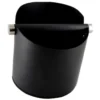 Knock box BARISTATOR en acier inoxydable noir