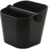 Knock box TIAMO noire pour marc de café et dosettes