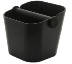 Knock box TIAMO noire pour marc de café et dosettes