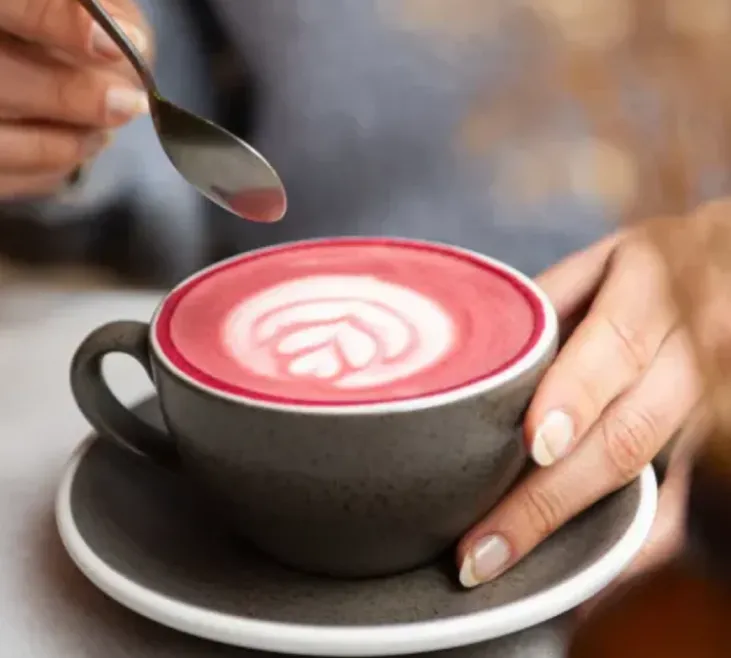 Latte instantané Pink Chaï et collagène bio - Sachet 500 g - NÜMORNING
